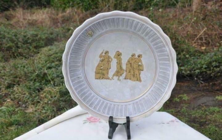 plat incurvé flora keramel gouda hollande, Ophalen of Verzenden
