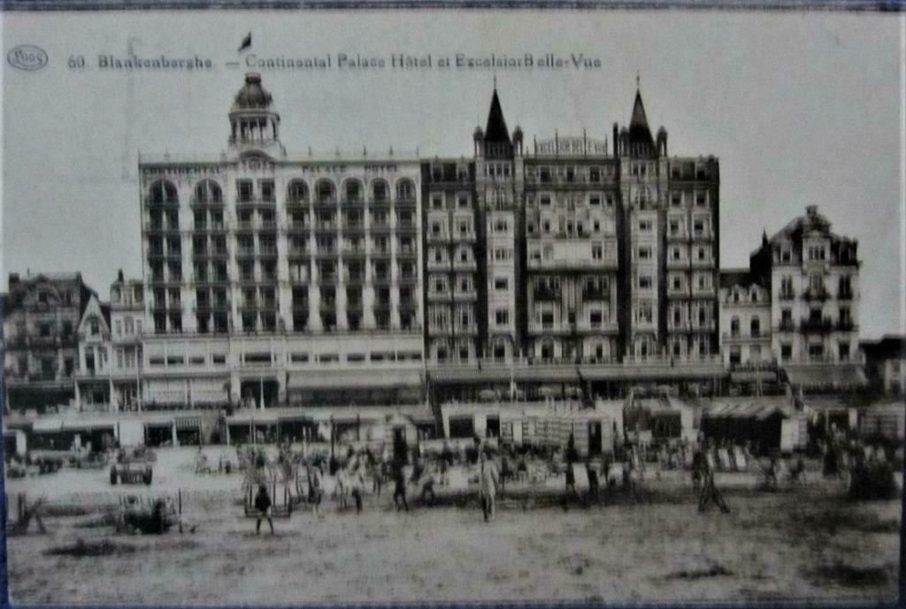 POSTKAART- BLANKENBERGE, CONTINENTAL PALACE HOTEL- 1932, Ophalen of Verzenden, 1920 tot 1940, Gelopen, West-Vlaanderen