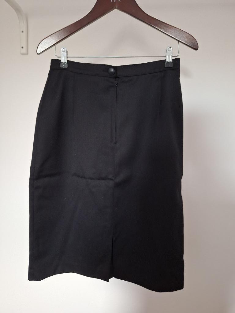 Zwarte rok gemaakt in Frankrijk T40 vintage, Kleding | Dames, Rokken, Maat 38/40 (M), Zwart, Ophalen of Verzenden, Knielengte
