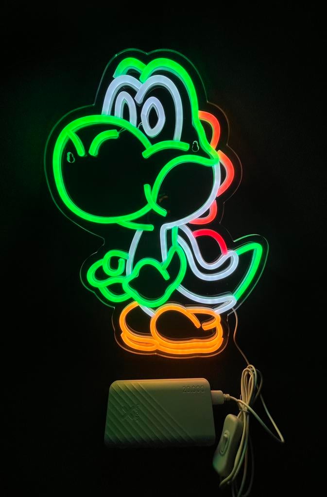 Lampe au néon Yoshi, Enlèvement ou Envoi, Neuf, Table lumineuse ou lampe (néon)