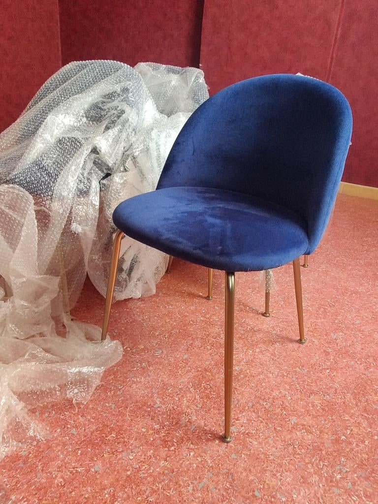 Fluwelen stoelen perfecte staat 4 stuks, Ophalen