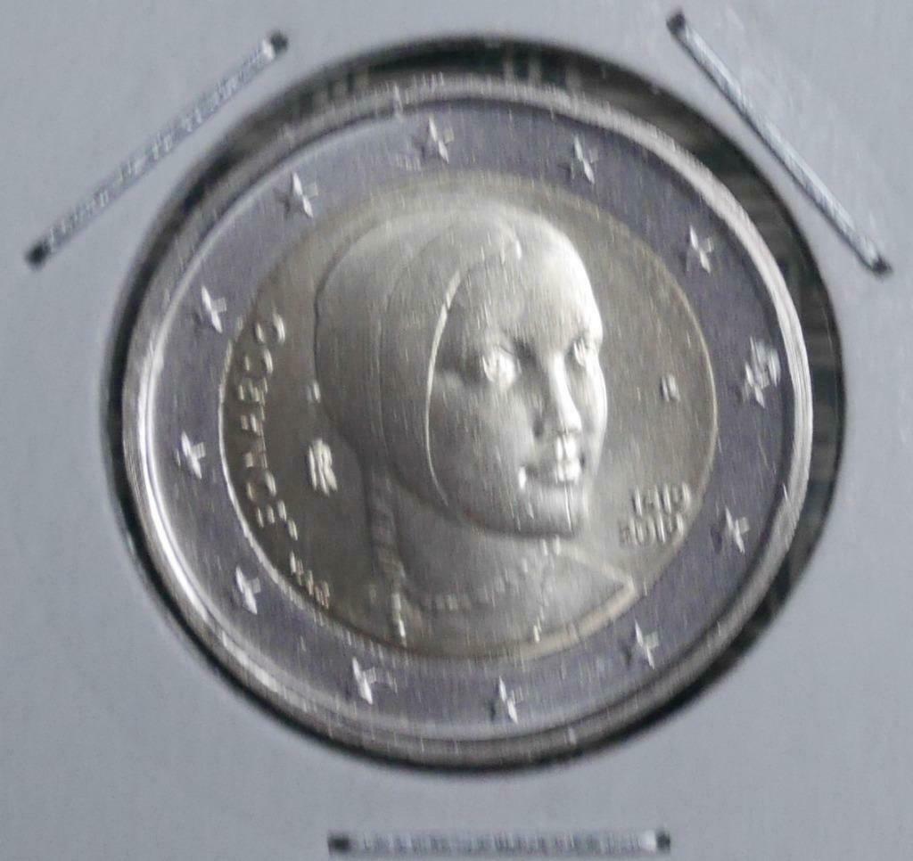 2 euro Italië 2019 UNC Leonardo da Vinci, Postzegels en Munten, Munten | Europa | Euromunten, Ophalen of Verzenden, Italië, 2 euro