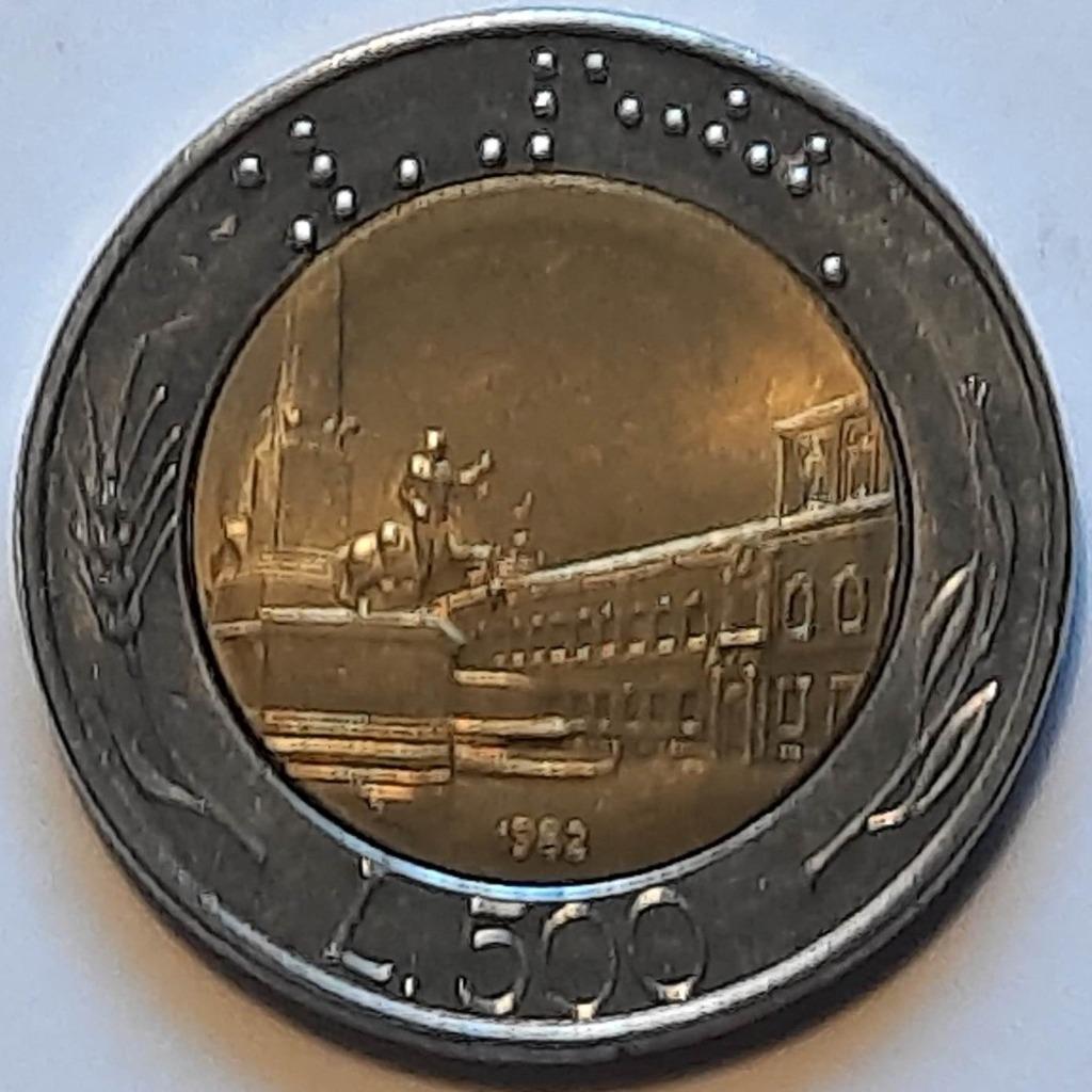 Italië - 500 lire - 1982, Ophalen of Verzenden, Italië, Losse munt