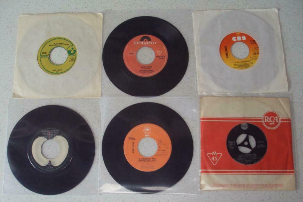 Part 53 - 6 Singeljes van Deep Purple, Golden Earring, Chica, CD & DVD, Vinyles Singles, Enlèvement ou Envoi, Utilisé, Rock et Metal