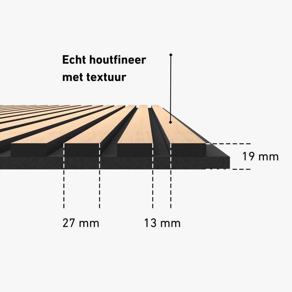 wandpaneel akoestisch lichte eik, Doe-het-zelf en Bouw, Hout en Planken, Ophalen, Minder dan 25 mm, Eiken, Overige typen