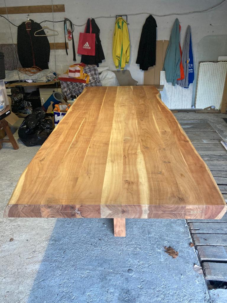 Boomstamtafel, Comme neuf, Enlèvement, Rectangulaire, Autres essences de bois