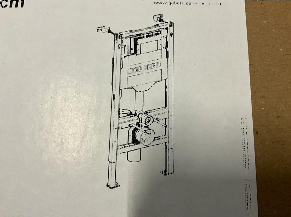 Geberit Systemfix Sigma UP320 systeem voor hangtoilet NIEUW, Doe-het-zelf en Bouw, Sanitair, Ophalen, Nieuw, Toilet