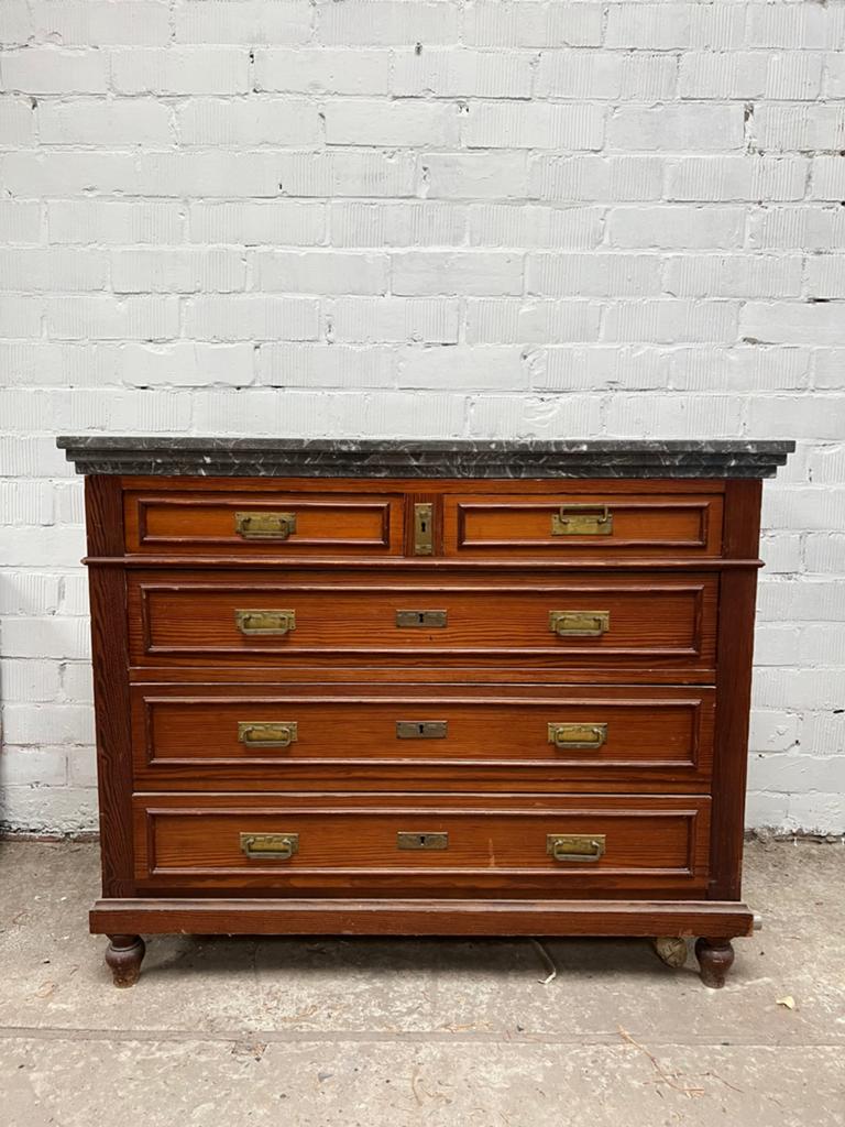 Commode met marmer blad, Huis en Inrichting, Ophalen, Gebruikt