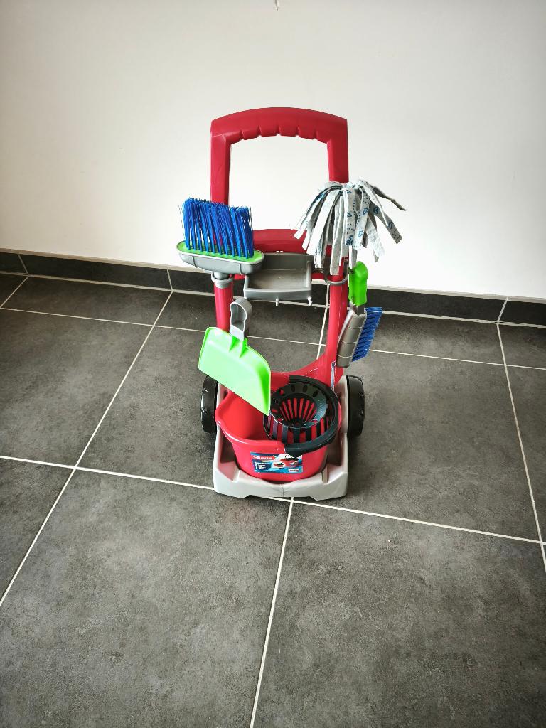 Chariot de ménage pour enfant – Type Vileda, Kinderen en Baby's, Speelgoed | Overig, Gebruikt, Jongen of Meisje, Ophalen