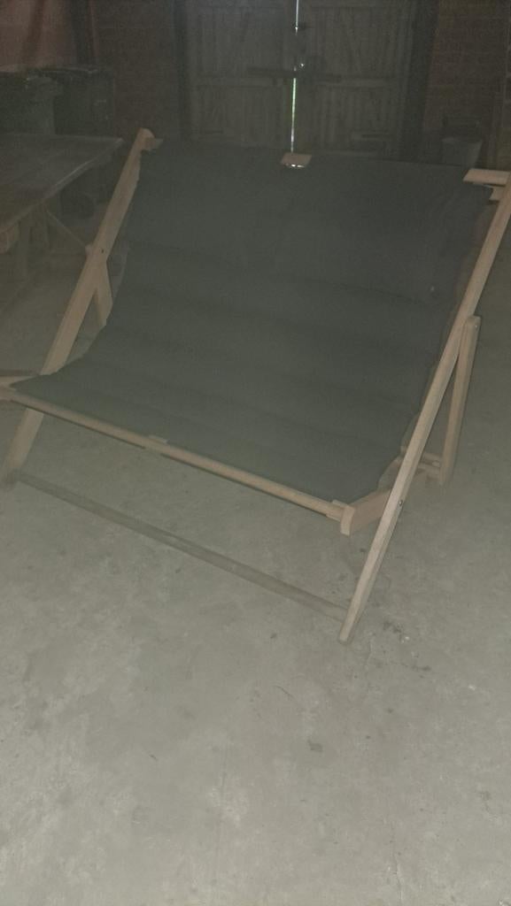 Tweezit vouw strandstoel, lounge.., Tuin en Terras, Tuinsets en Loungesets, Ophalen
