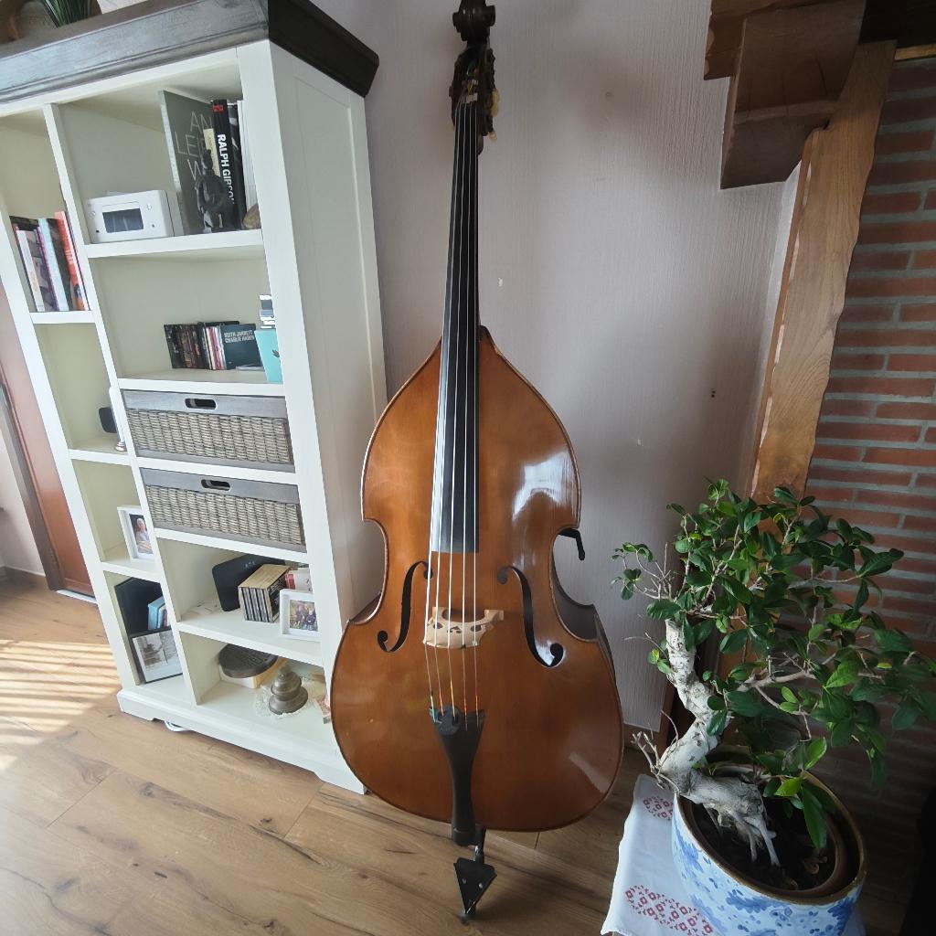 5 snarige contrabas, Musique & Instruments, Instruments à cordes frottées | Contrebasses, Enlèvement, Utilisé, Contrebasse 3/4