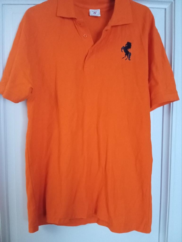 Polo in vivid orange, L, Ophalen of Verzenden