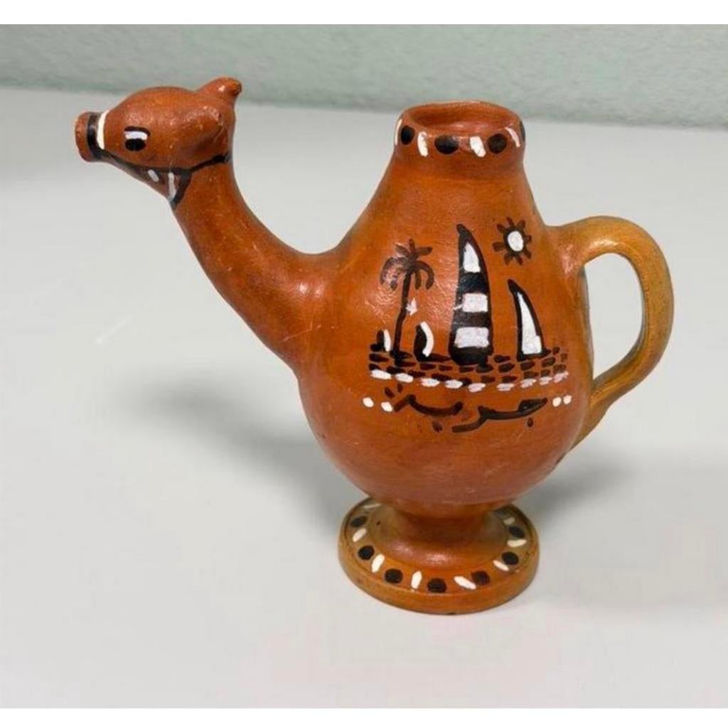 théière en céramique vintage magic camel de Djerba Tunisie, Antiquités & Art, Enlèvement ou Envoi