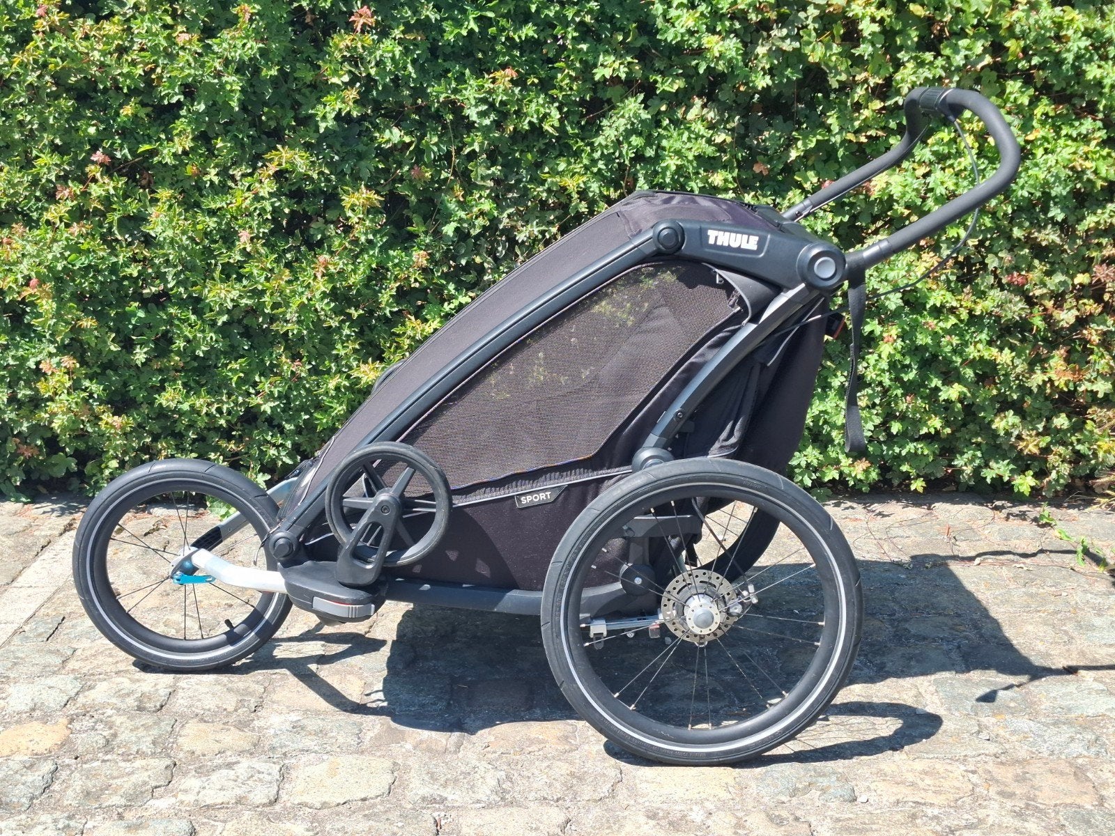 Thule Chariot Sport double noir, Enlèvement, Utilisé, Suspension, Thule / Chariot
