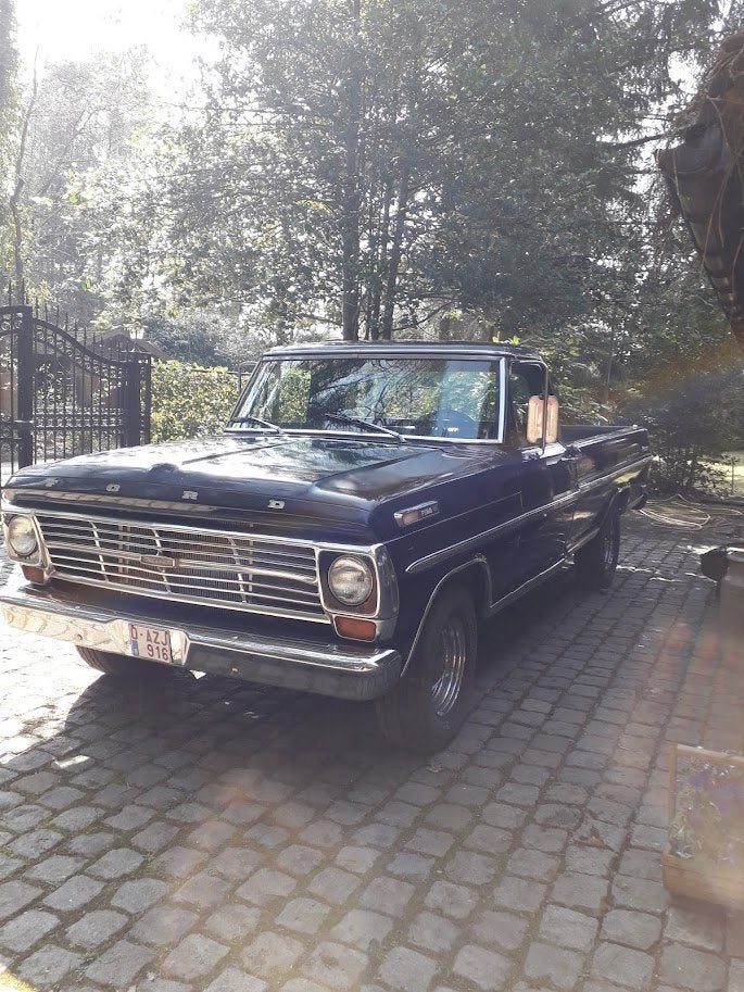 ford f100, Automaat, Achterwielaandrijving, Zwart, Particulier
