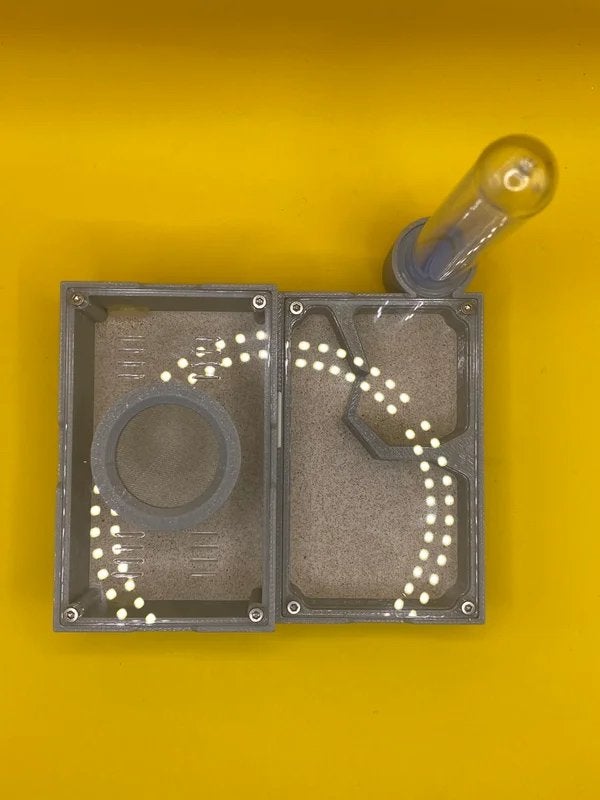 Groot 3D geprint mieren nest met buitenwereld, Mieren