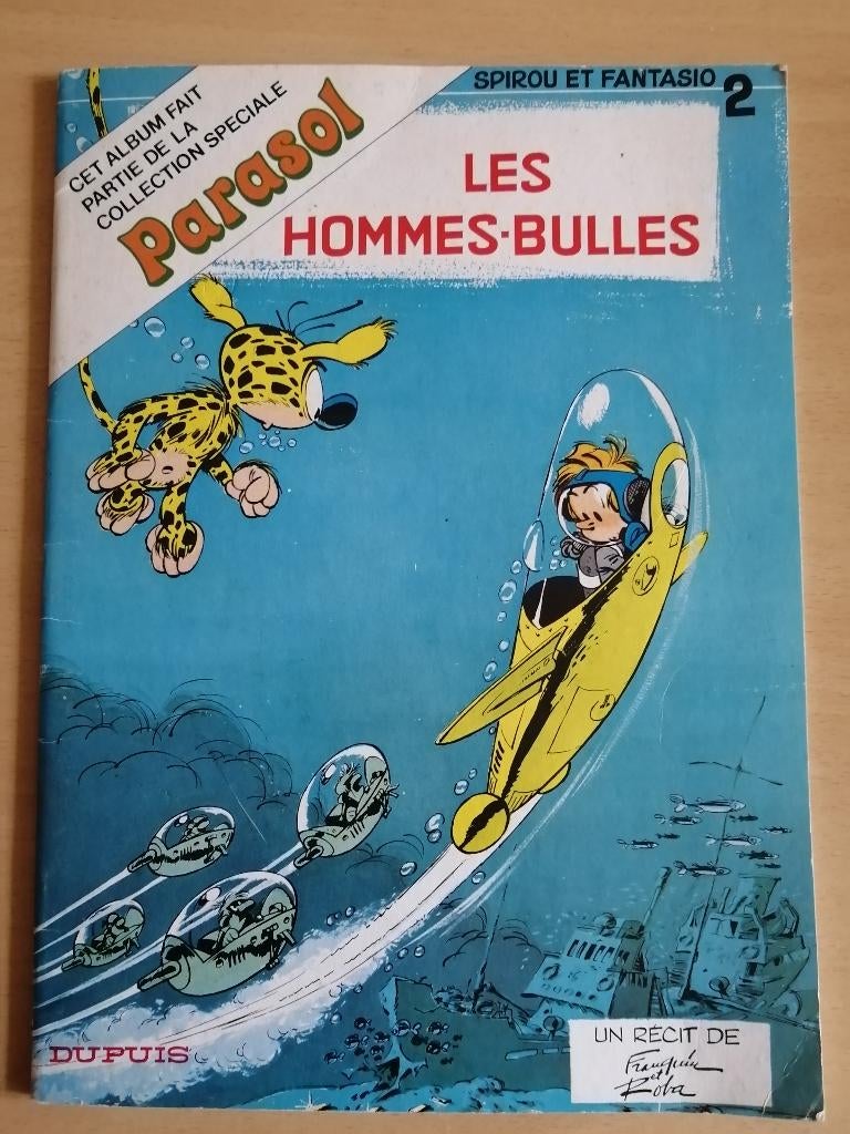 BD Spirou et les hommes-bulles de Roba et Franquin - 1979, Livres, Enlèvement ou Envoi
