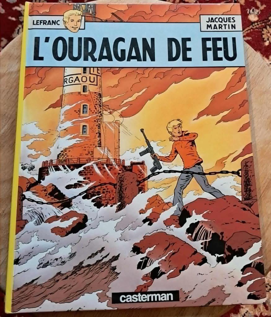 Lefranc - L'Ouragan de feu, Enlèvement ou Envoi, Une BD, Jacques Martin, Utilisé