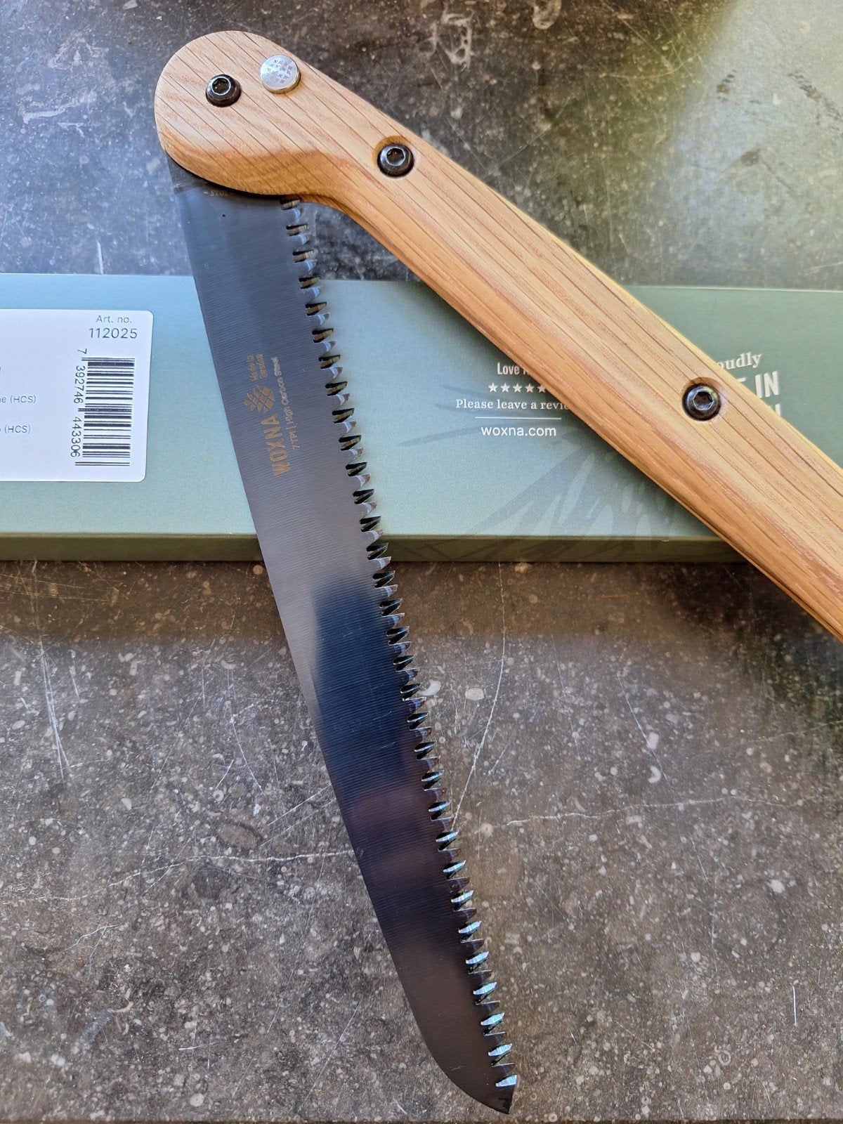 Woxna Hälsing zaag 250mm
Oak & High Carbon versie. 
Nieu, Caravanes & Camping, Outils de camping, Envoi, Neuf