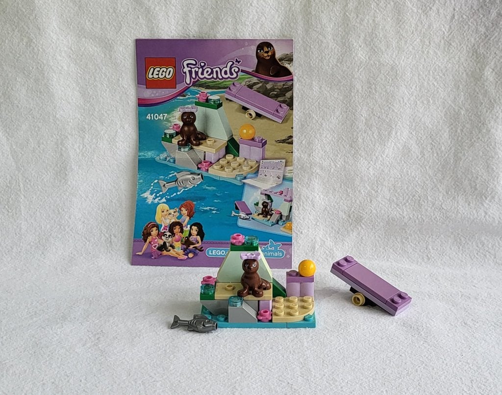 Lego friends 41047 Zeehondenrots - volledig met boekje, Lego, Friends, Ophalen of Verzenden, Zo goed als nieuw