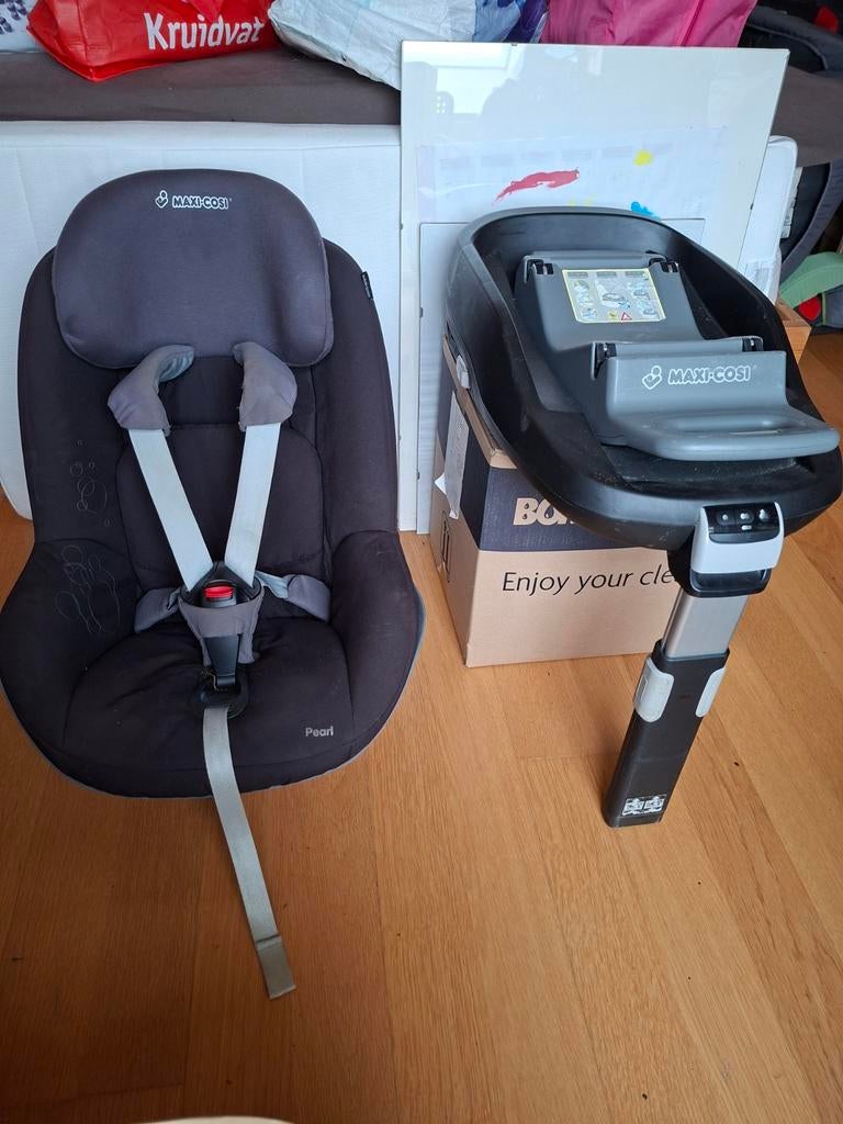 Maxi cosi pearl en familyfix, Ophalen, Gebruikt, 9 t/m 18 kg, Isofix