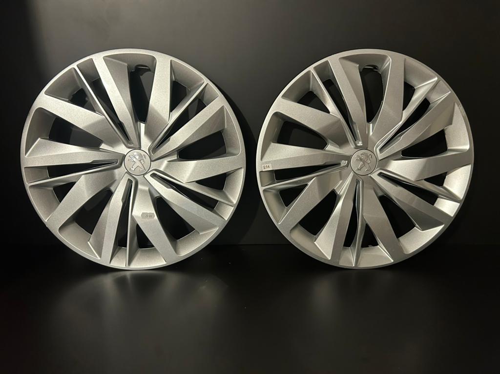 2 enjoliveurs Peugeot 207,208,307,308 partner 15", Enlèvement ou Envoi, Comme neuf