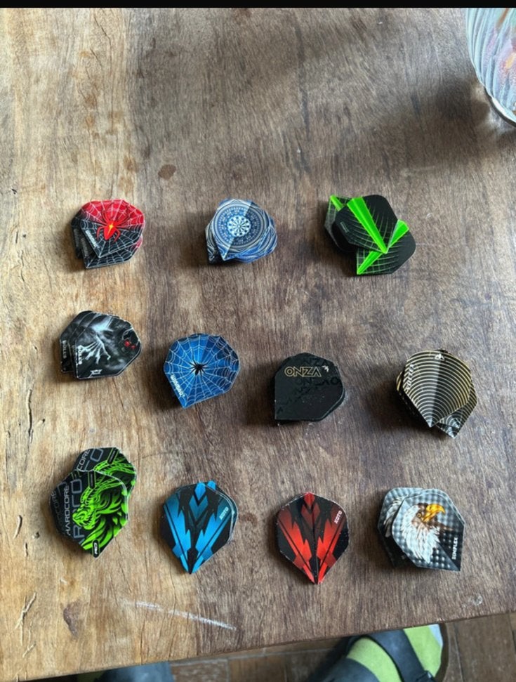 11setjes darts flights, Sport en Fitness, Darts, Ophalen, Nieuw, Flights
