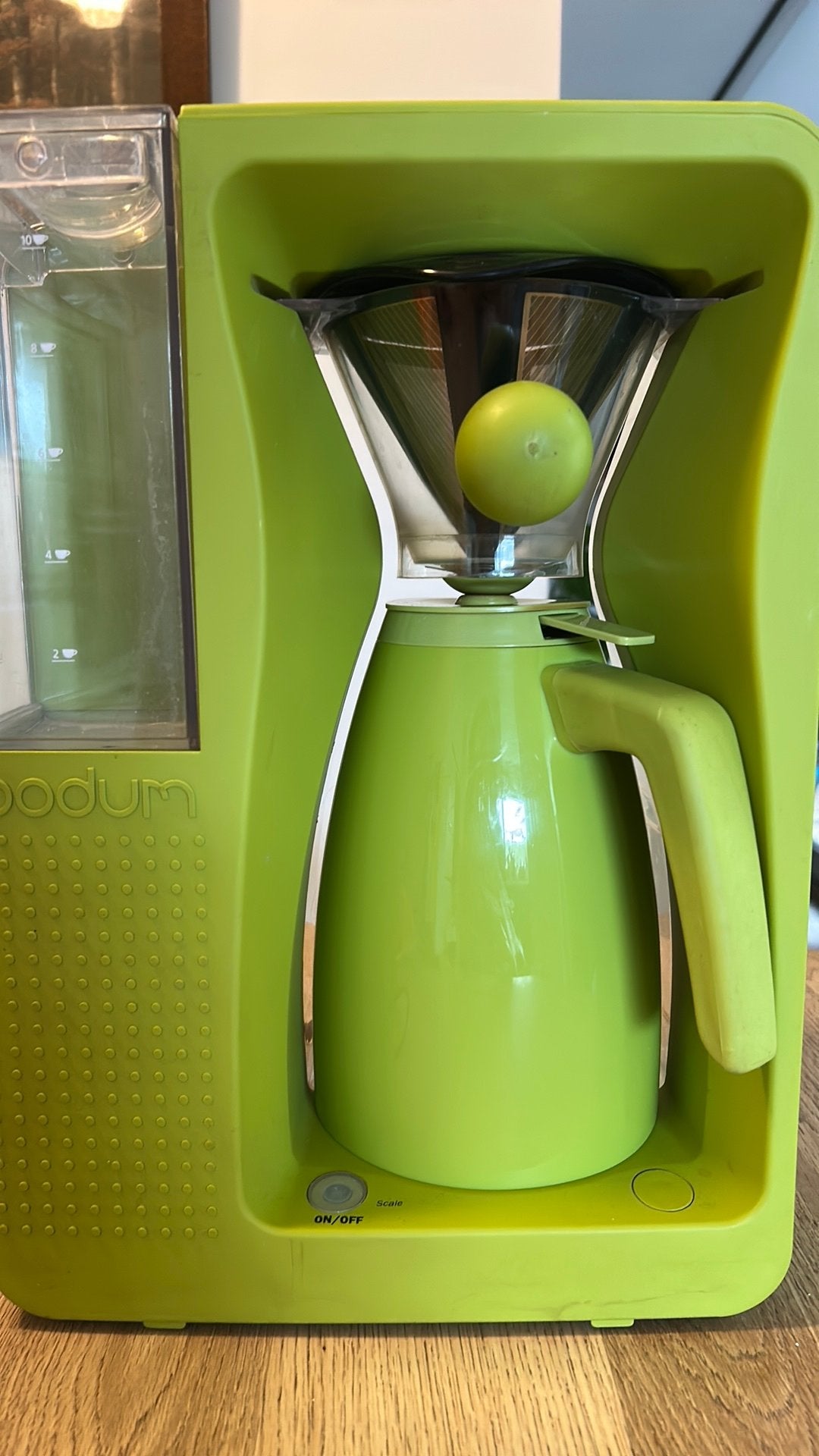 Koffiezetapparaat Bodum, Enlèvement, Utilisé