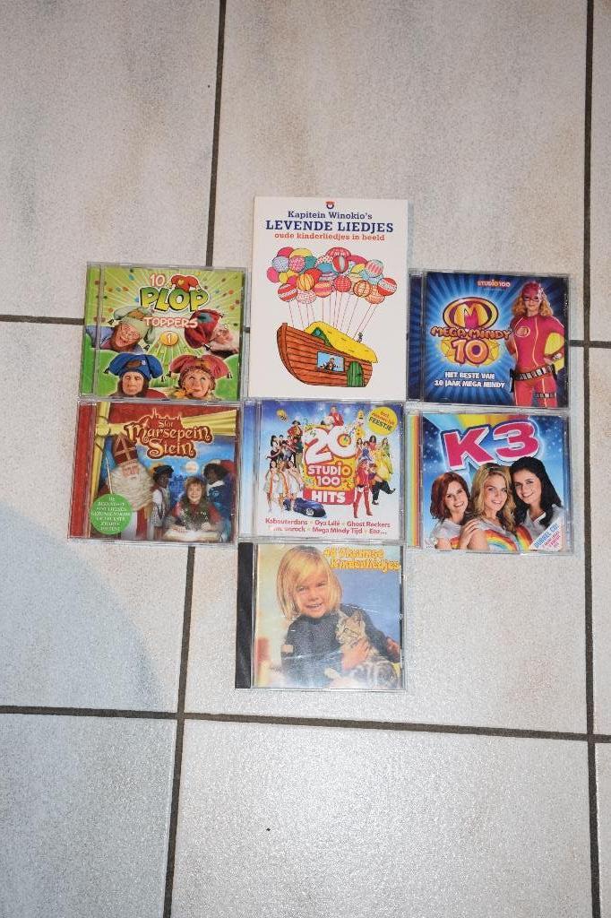 Kinderliedjes: 7 CD's, Cd's en Dvd's, Dvd's | Kinderen en Jeugd, Ophalen of Verzenden, Gebruikt