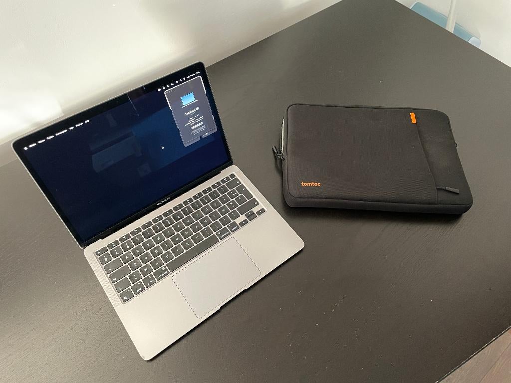 MacBook Air M1 - 8 GB - 512 GB, Computers en Software, Apple Macbooks, Gebruikt, MacBook Air, 13 inch, 512 GB, 8 GB, Azerty, Ophalen