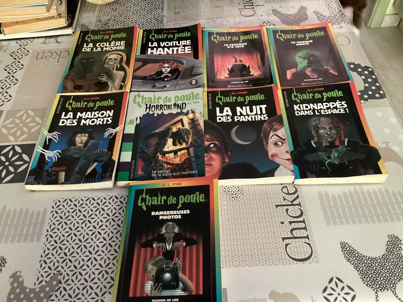 Le lot de 9 livres Chair de poule, Livres, Enlèvement, Utilisé
