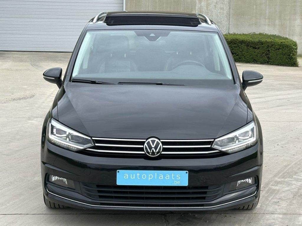 Volkswagen Touran 2021 7 places 93770 km Panorama, Autos, Cuir, 1800 kg, Entreprise, 7 places