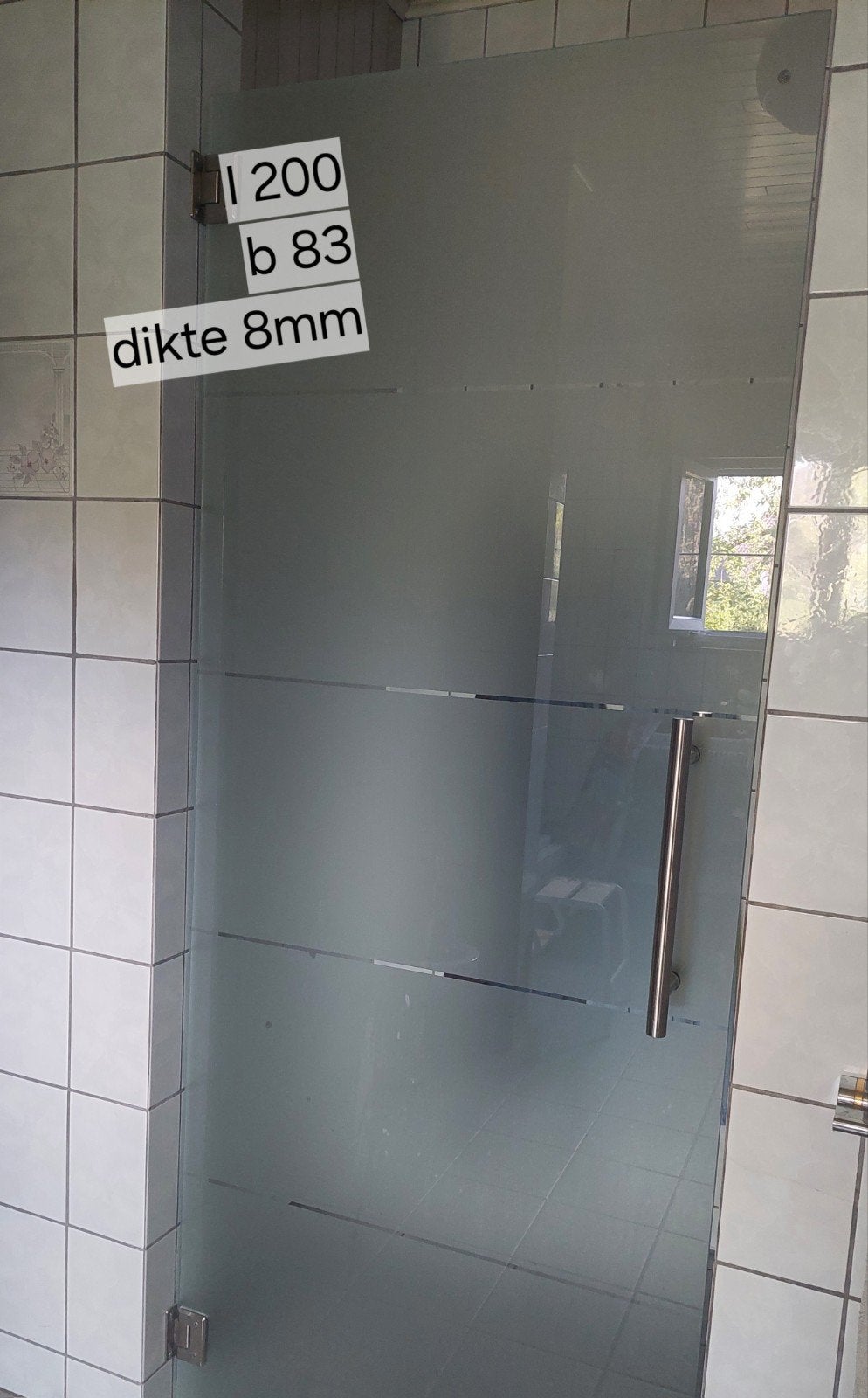 Glazen deur veiligheidsglas, Doe-het-zelf en Bouw, Ophalen, Glas