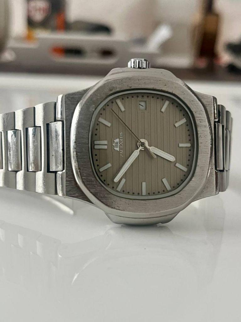 Paulareis | Herenhorloge | Klein Defect, Montre-bracelet, Autres marques, Enlèvement ou Envoi, Acier