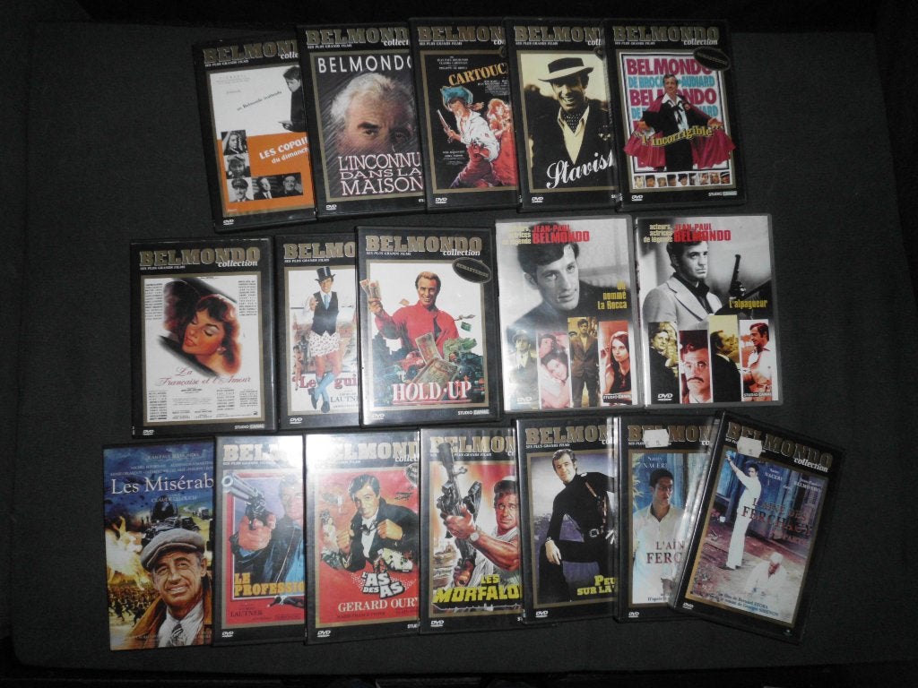 lot dvd "jean paul belmondo", CD & DVD, DVD | Action, À partir de 9 ans, Enlèvement ou Envoi, Utilisé, Comédie d'action