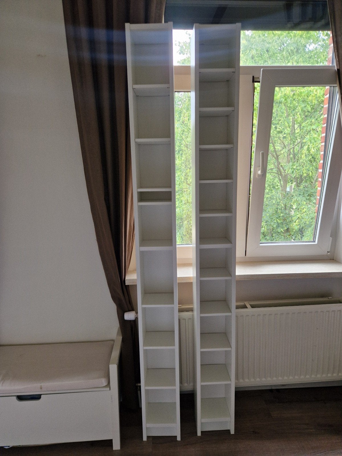 2x Ikea gnedby cd dvd rek wandmeubel, Maison & Meubles, Enlèvement