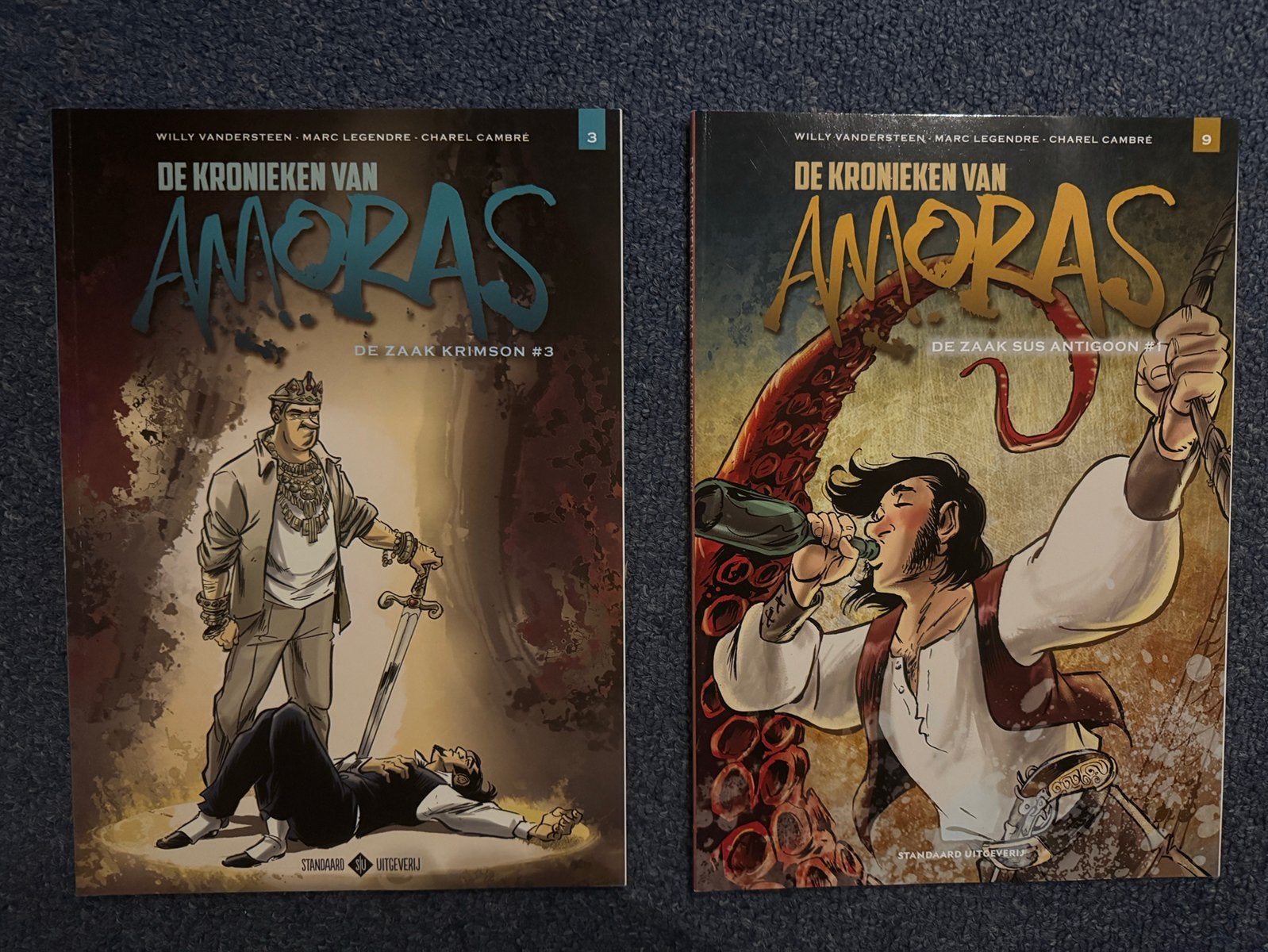 De Kronieken van AMORAS - nummers 3 en 9, Boeken, Ophalen of Verzenden, Zo goed als nieuw