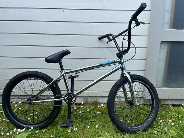 BMX Ruption Hacker zilver, Fietsen en Brommers, Ophalen, Gebruikt, Velgrem, 20 tot 24 inch