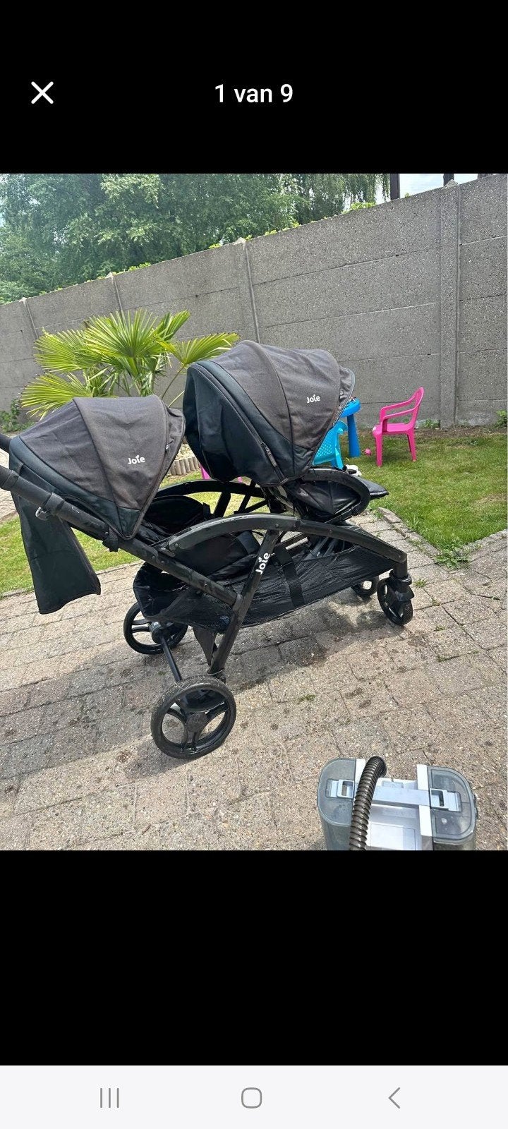 Dubbele kinderwagen, Kinderen en Baby's, Ophalen
