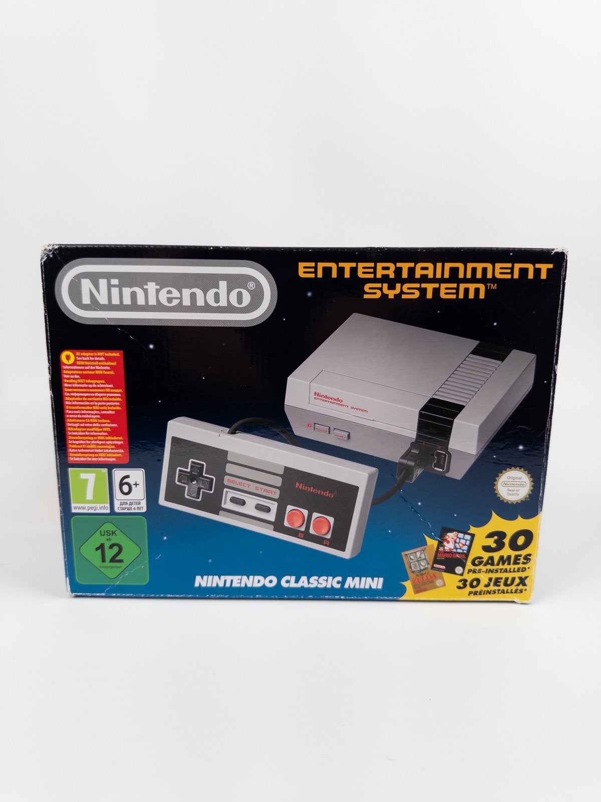 Nintendo Classic Mini (30 games), Ophalen, Zo goed als nieuw, Met 1 controller, Met games