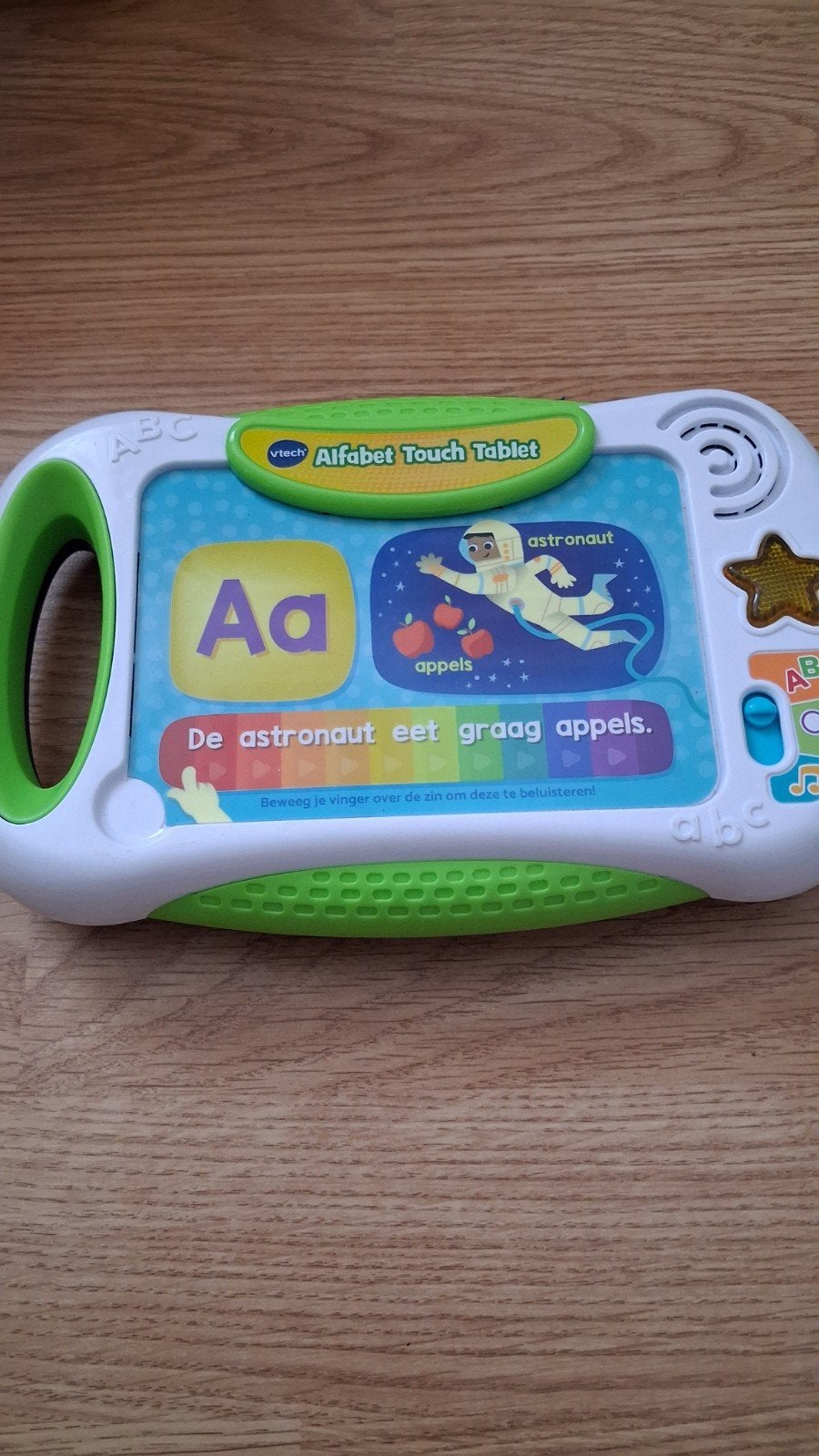 alfabet touch tablet (Vtech), Ophalen