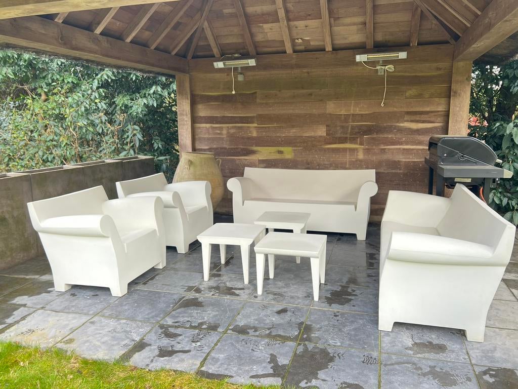 Kartell Bubble club lounge, Tuin en Terras, Tuinsets en Loungesets, Ophalen, Zo goed als nieuw, 8 zitplaatsen, Loungeset