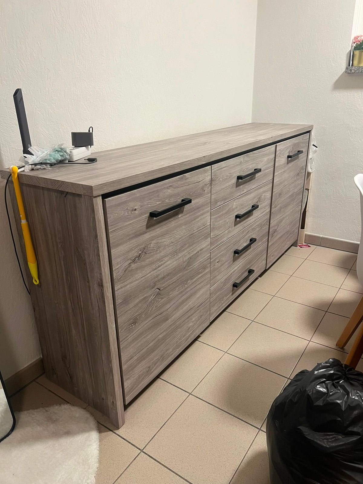 Buffet en bois gris clair, Enlèvement, Comme neuf