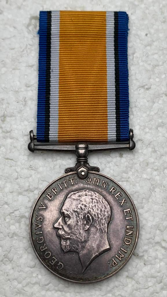 Medaille, Groot-Brittannië, War medal 1914-18, WO1, Op naam, Verzamelen, Militaria | Algemeen, Landmacht, Lintje, Medaille of Wings