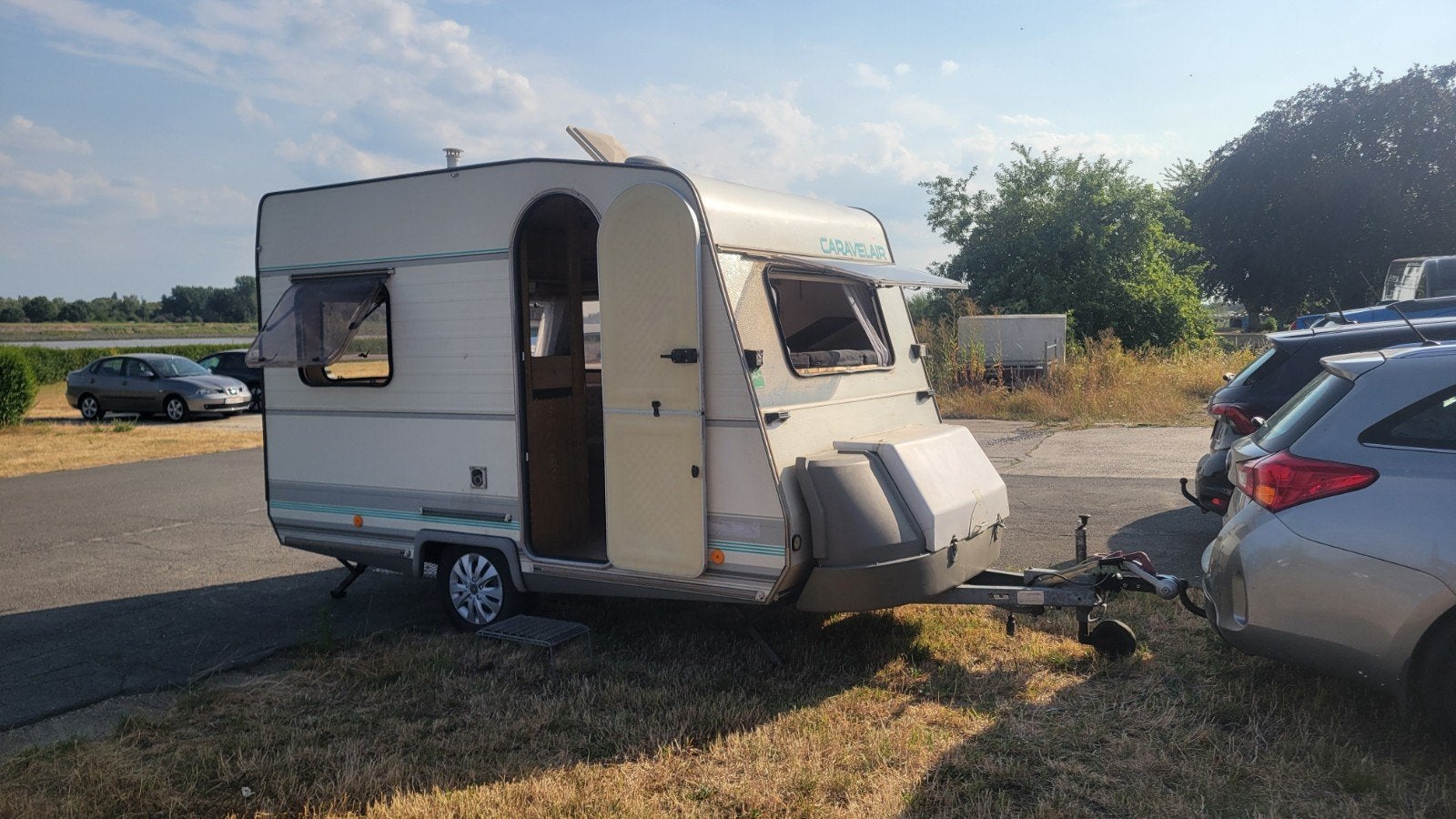caravan keuringsvrij -750kg mtm, Caravans en Kamperen, Caravans, Standaardzit, Particulier, Dwarsbed, 500 - 750 kg