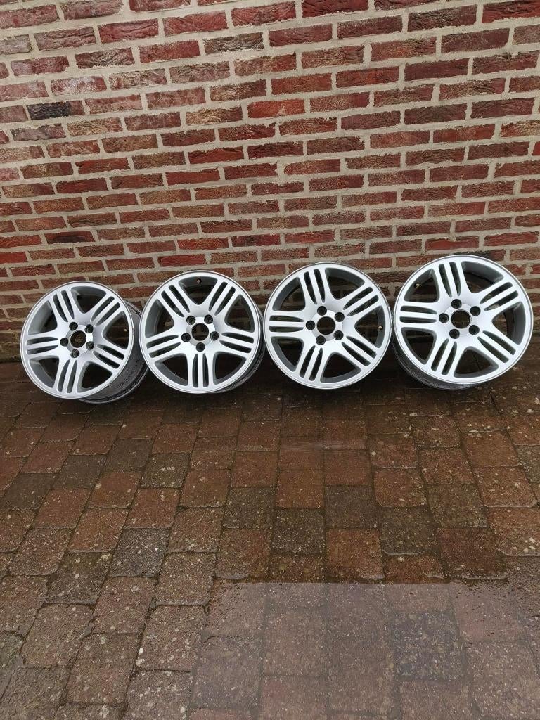 4 Alu VOLVO velgen, Auto-onderdelen, Banden en Velgen, Ophalen, Gebruikt, Velg(en), 16 inch