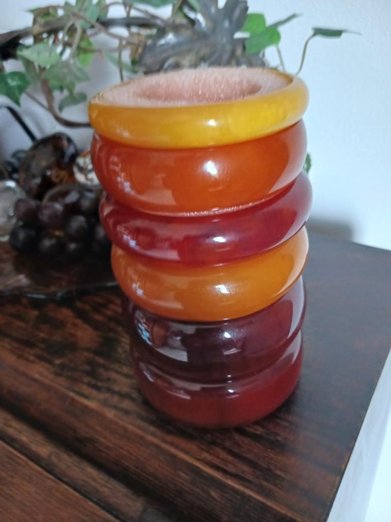 6 bracelets en bakélite vintage, Ophalen