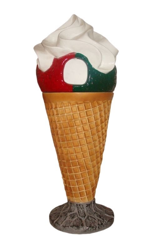 ijs afvalbak polyester 140 cm - schepijs afvalbak ijshoorn, Verzamelen, Merken en Reclamevoorwerpen, Ophalen, Nieuw