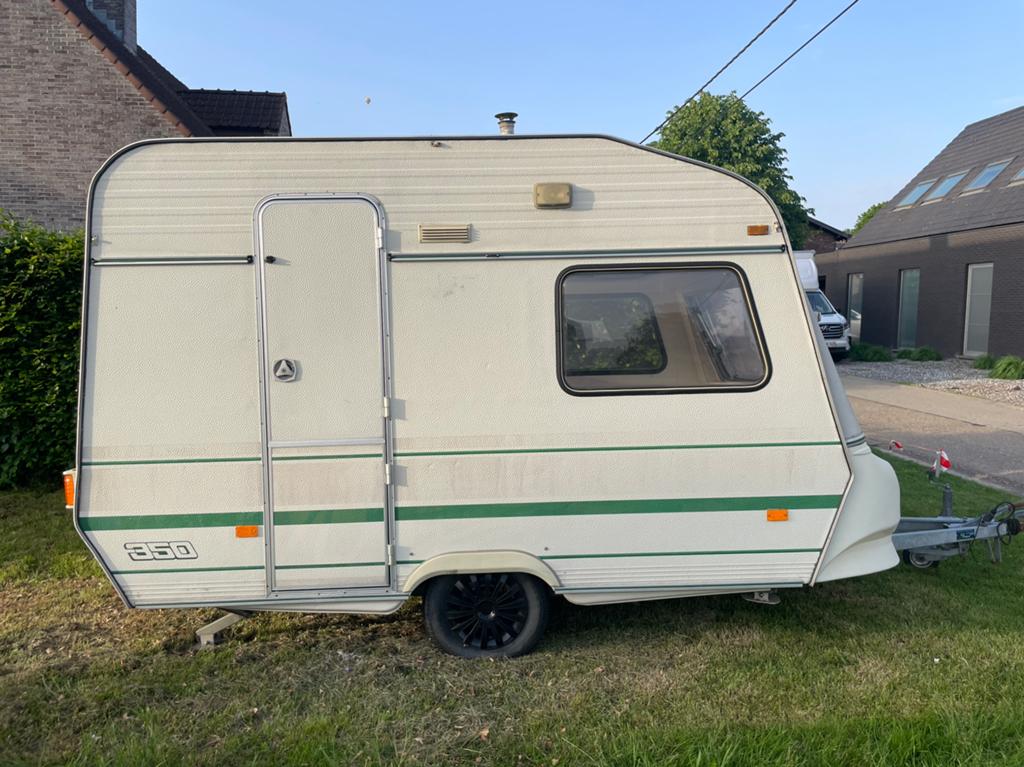 Caravan Chateau 350 (750kg) in zeer goede staat, Chateau, Particulier, Roue de secours, 500 - 750 kg