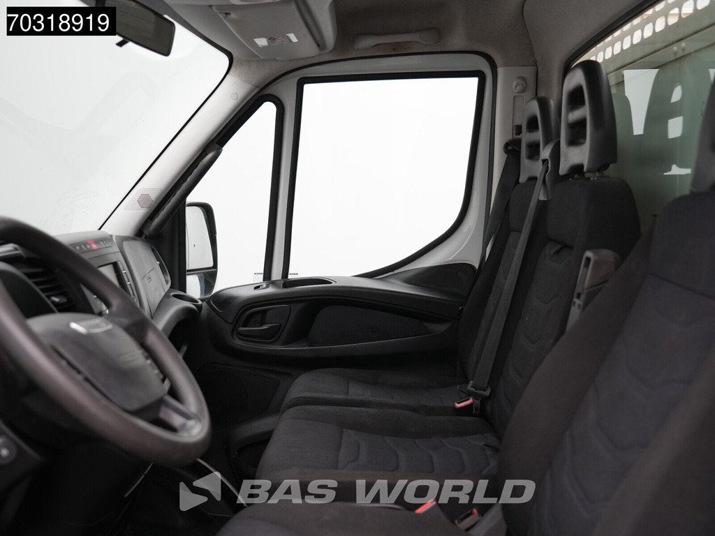 Iveco Daily 35S14 Automaat Open Laadbak met Kist 3.5t trekha, Auto's, Automaat, Stof, Gebruikt, Euro 6